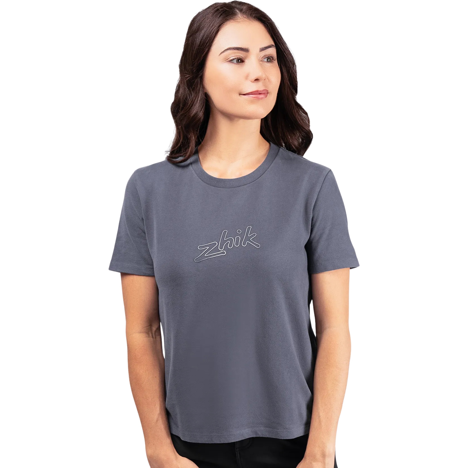 Zhik Womens Logo Cotton Tee TEE-0733-W-NVY - Navy